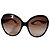 Gafas de sol oversize Balenciaga Paris Castaño Negro