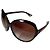 Gafas de sol oversize Balenciaga Paris Castaño Negro - vista 2