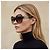 Gafas de sol oversize Balenciaga Paris Castaño Negro - vista 3