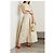 Autre Marque DESTREE Completo gonna e top in broccato floreale beige - vista 9