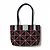 Borsa Tote Fendi con perline geometriche Nero Bianco Rosso Grigio