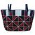 Borsa Tote Fendi con perline geometriche Nero Bianco Rosso Grigio - vista 5