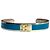 Bracciale rigido Michael Kors MK Logo smalto ottanio D'oro