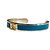 Bracciale rigido Michael Kors MK Logo smalto ottanio D'oro - vista 3