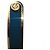 Bracciale rigido Michael Kors MK Logo smalto ottanio D'oro - vista 8
