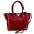 Valentino Garavani Borsa Tote Rockstud in Pelle Rossa Rosso