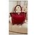 Valentino Garavani Borsa Tote Rockstud in Pelle Rossa Rosso - vista 2