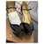 Yves Saint Laurent Escarpins Mary Jane Plateforme Cuir Verni Noir  - vue 3