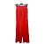 Franck Namani Pantalones de seda roja