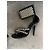 Balmain x Giuseppe Zanotti Sandali con tacco in scamosciato nero con borchie - vista 5