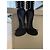 Balmain x Giuseppe Zanotti Sandali con tacco in scamosciato nero con borchie - vista 9