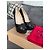 Christian Louboutin Décolleté Platform Peep-Toe Pelle Nera Nero - vista 5