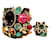 Set Erickson Beamon Rocks Bracciale Cuff e Anello Multicolore  - vista 1