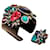 Set Erickson Beamon Rocks Bracciale Cuff e Anello Multicolore  - vista 2