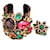 Set Erickson Beamon Rocks Bracciale Cuff e Anello Multicolore  - vista 3