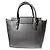 Juicy Couture Borsa in pelle nera con catena Nero - vista 5