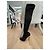 Stella Mc Cartney Stella McCartney Stivali cuissardes in camoscio nero - vista 2