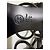 Chanel Sandali in raso nero cristalli tacco lucite - vista 12