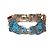 Bracciale Mexicana Argento 925 e Turchese Motivo Uccello