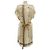 Hermès Vestido de seda Twillaine Hermes Blanco Beige