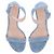 Gianvito Rossi Sandali in scamosciato blu - vista 4