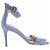 Gianvito Rossi Sandali in scamosciato blu - vista 6