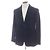 Autre Marque T-JACKET Chaqueta casual de lana y nylon con espiga Azul Azul marino