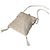 Autre Marque Olga Berg Clutch con perline e nappe Bianco - vista 3