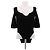 Khaite Body nero a maniche corte