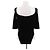 Khaite Body nero a maniche corte - vista 2