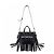 Balenciaga Borsa Tote in Pelle Nera con Frange Nero