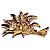 Spilla Swarovski Bouquet Floreale Oro D'oro - vista 2