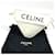 Céline Borsa a tracolla pochette Celine Triangle Logo Nero Bianco - vista 12