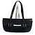 Bulgari Bvlgari Logo Flap Tasche aus schwarzem Leder