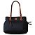 Autre Marque Bric's Borsa Tote in Nylon Nero e Pelle Marrone
