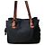 Autre Marque Bric's Borsa Tote in Nylon Nero e Pelle Marrone - vista 4