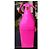 Sandali Versace rosa vernice tacco largo - vista 7