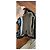 Bolsa Gucci em couro preto acolchoado com logo GG - vista 8