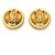 Orecchini Chanel Vintage Gold Clip-On D'oro - vista 2