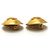 Orecchini Chanel Vintage Gold Clip-On D'oro - vista 3