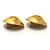 Orecchini Chanel Vintage Gold Clip-On D'oro - vista 4