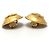 Orecchini Chanel Vintage Gold Clip-On D'oro - vista 5