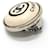 Orecchini a clip CHANEL Coco Mark Circle Button Argento Bianco  - vista 10