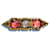 Broche Yves Saint Laurent YSL Triple Stone Doré  - vue 6