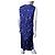 Balenciaga Vestido Midi sin mangas de seda estampado abstracto azul Blanco Azul oscuro - vista 5