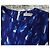 Balenciaga Vestido Midi sin mangas de seda estampado abstracto azul Blanco Azul oscuro - vista 8