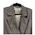 Autre Marque Nue Notes Blazer cruzado de raya diplomática gris - vista 3