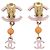 Orecchini a clip in metallo rosa Chanel - vista 2