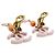 Orecchini a clip in metallo rosa Chanel - vista 3