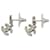 Orecchini Chanel Multi-Color Metal Stud Argento Multicolore - vista 2